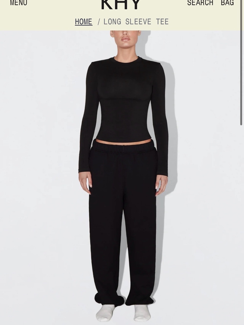 Khy Ribbed Long Sleeve T-Shirt
